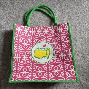 Masters Geometric Pink and Green Tote